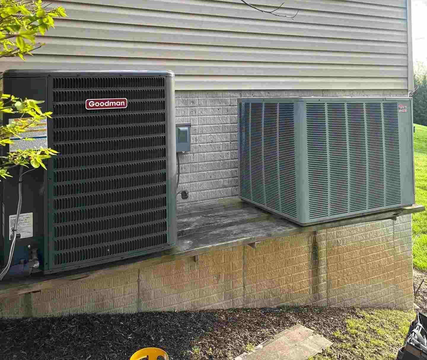 Blog Trusted HVAC contractor inspecting system in a Baltimore home