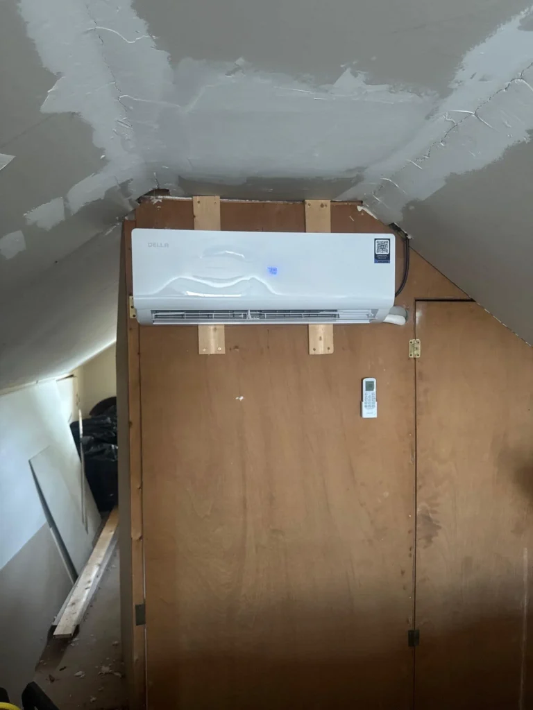 Comparison of central AC and split systems in a Baltimore home